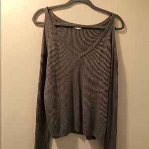 Garage Cold Shoulder Sweater